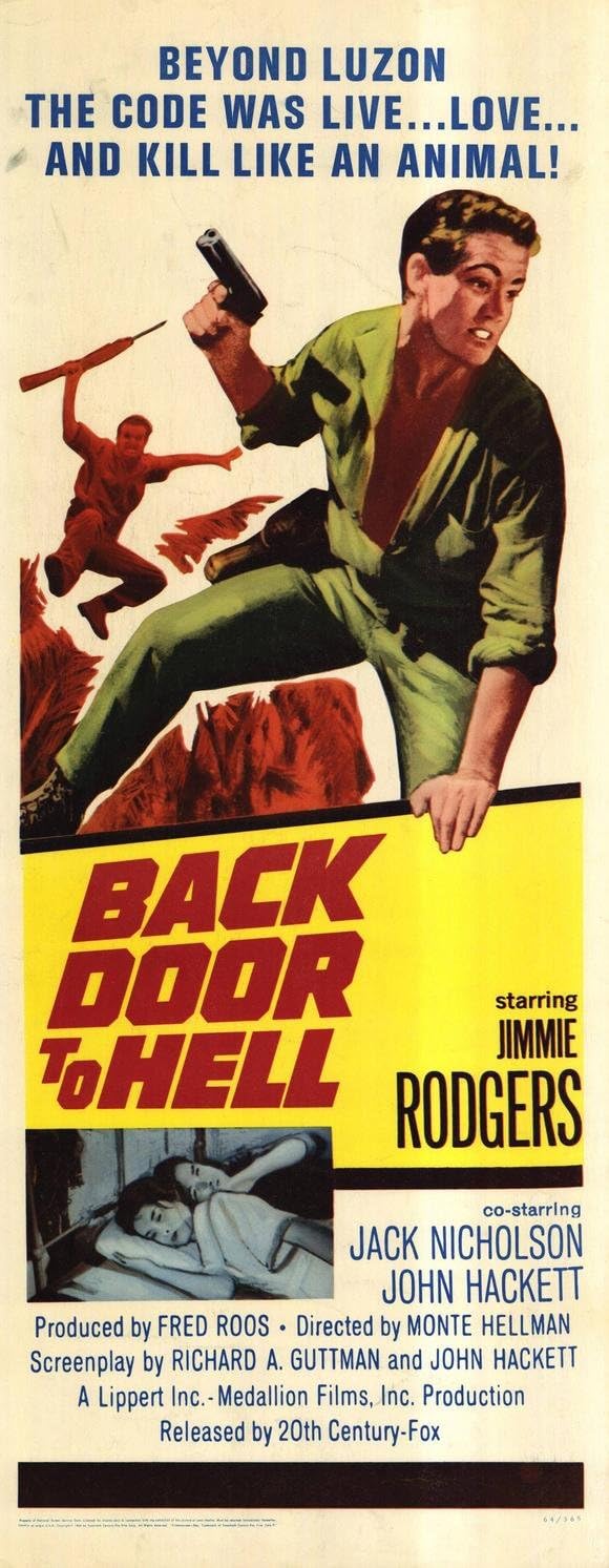 Back Door to Hell Movie Poster (14 x 36 Inches 36cm x