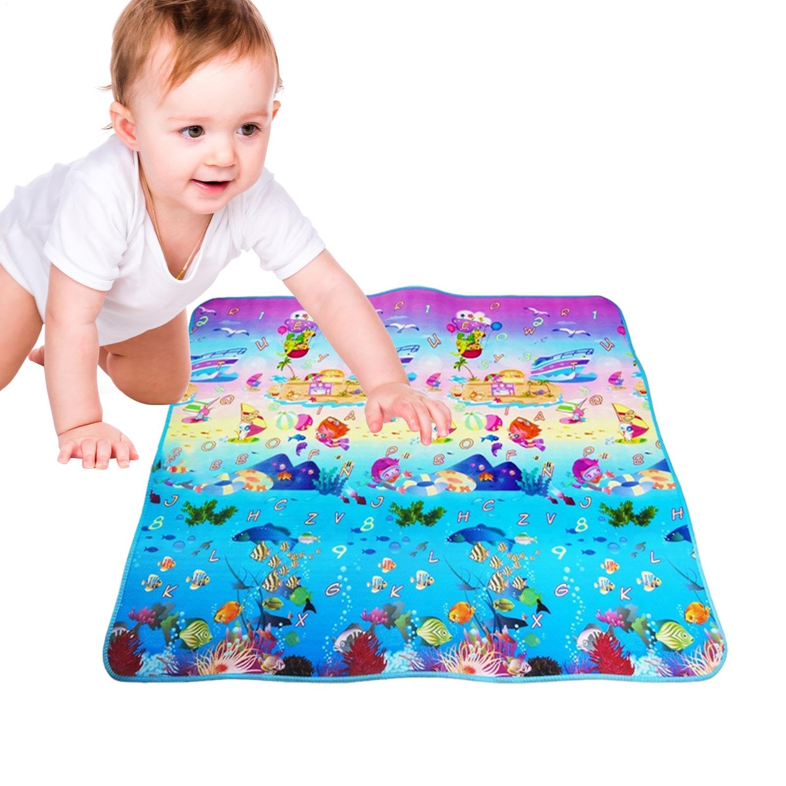 180x120cm Tappeto Da Gioco Tappeto Da Gioco Per Bambini Tappetino Per Gattonare,Tappetini Per Bambini Per Giocare,Tappeto Da Gioco Educativo,Tappetino Gioco In Schiuma EVA Pieghevol