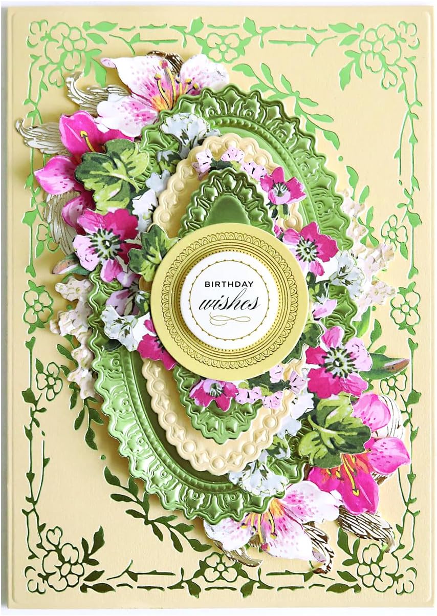 Anna Griffin Gilded Fleur Frames Hot Foil Plates Set of 6