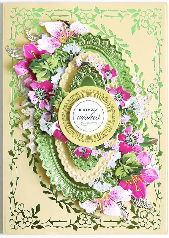 Anna Griffin Gilded Fleur Frames Hot Foil Plates Set of 6