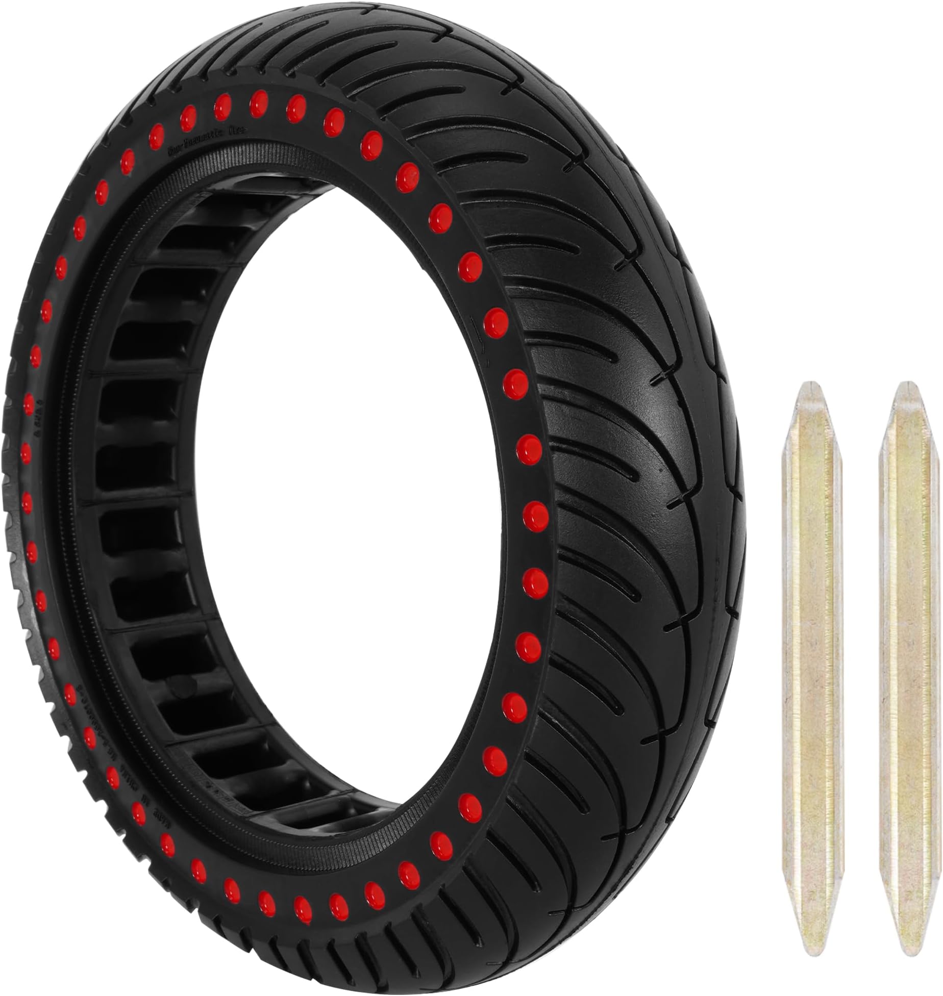 Solid Tyre for Xiaomi m365 Electric Scooter for m365 pro/gotrax gxl V2/gotrax XR, 50/75-6.1 Scooter Wheels 8 1/2'' Front or Rear Honeycomb Solid Tyres Replacement