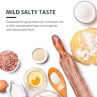 Vista 4 de Soeos Sal rosa del Himalaya, grano grueso, 5 libras (80 onzas) cada uno, paquete de 2, sal de roca para cocinar, condimentar, asar a la parrilla