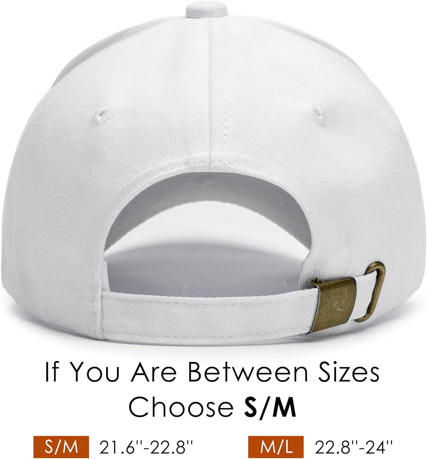 Structured Baseball Hats for Men Women Breathable Washed Cotton Baseball Caps Adjustable Golf Dad Hat for Wide Occasion - Image 4