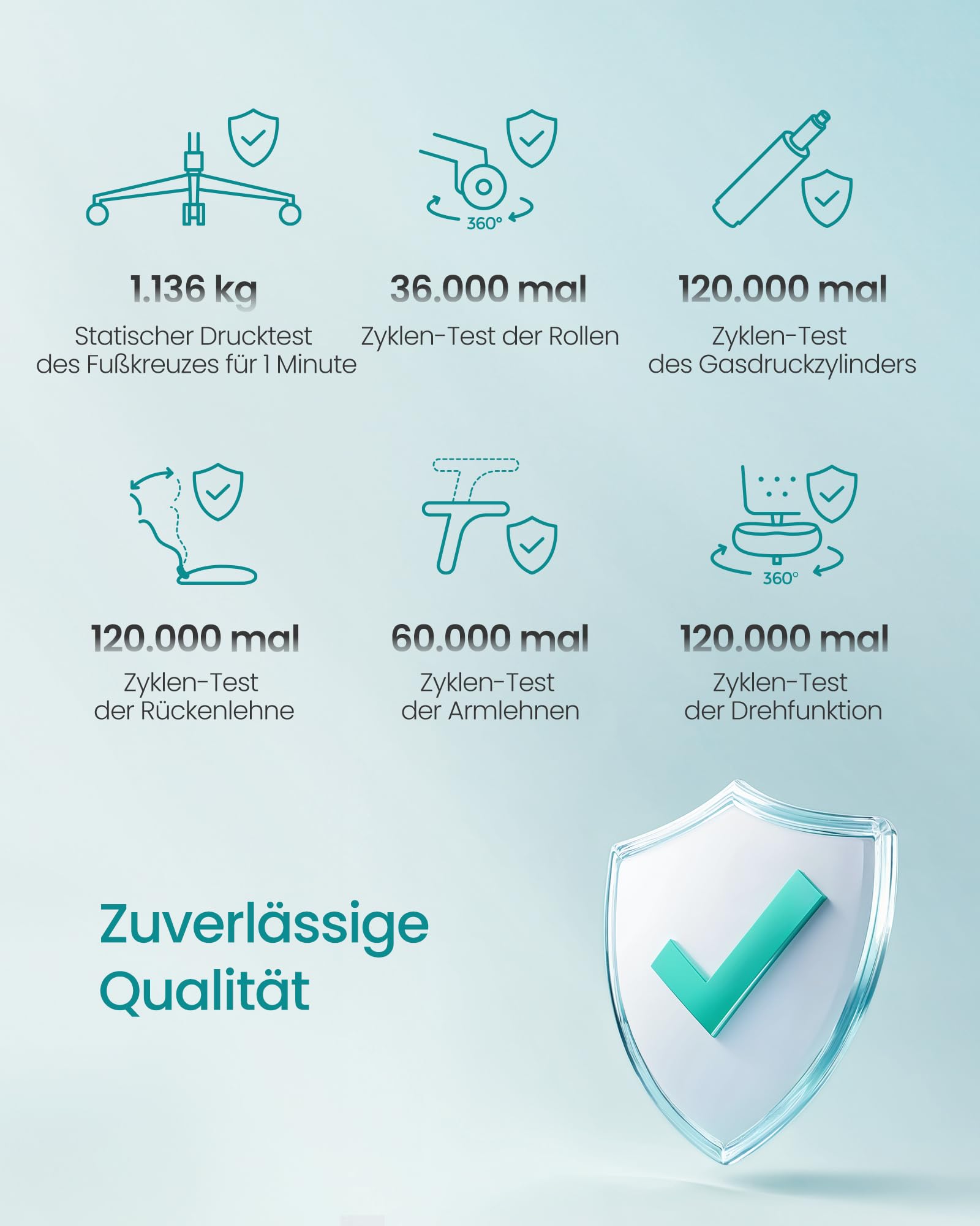 SONGMICS Bürostuhl ergonomisch, Schreibtischstuhl, Computerstuhl, Netzstuhl, verstellbares Lenden- und Kopfkissen, bis 150 kg belastbar, höhenverstellbar, leise Rollen, tintenschwarz OBN063BH01-01