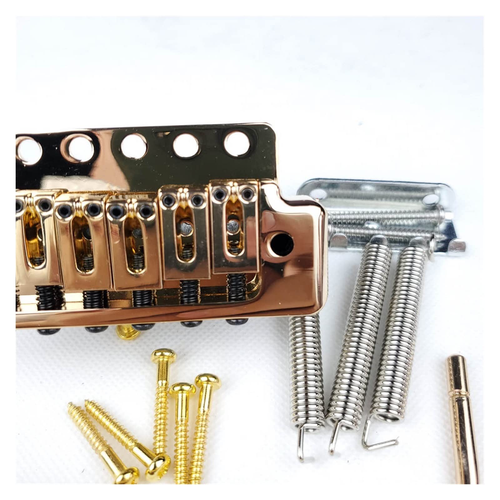 Ponte per Chitarra elettrica Impostato Chitarra Elettrica Tremolo Fisso Ponte Vibrato Ponte per Chitarra Elettrica Dorato