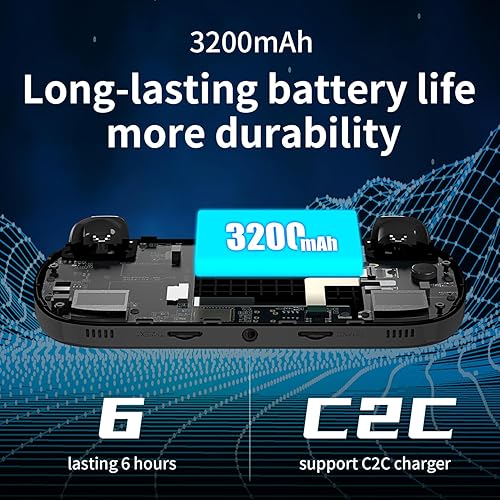 Miniatura 6 de RG40XX H Handheld Game Console RG40XXH Retro Gaming Console 4.0'' IPS Screen with 64G TF Card Pre-Installed Games Linux System Supports 5G WiFi