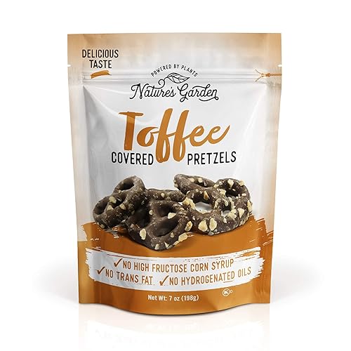 Miniatura 23 de Nature's Garden Pretzels cubiertos de yogur de frambuesa, sin grasas trans, aperitivo indulgente, pretzels saborizados, bolsa de 7 onzas
