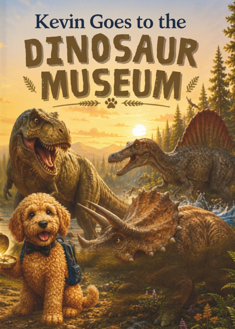 Kevin Goes to the Dinosaur Museum: A Kevin The Puppy Adventure (Kevin's Big Adventures)