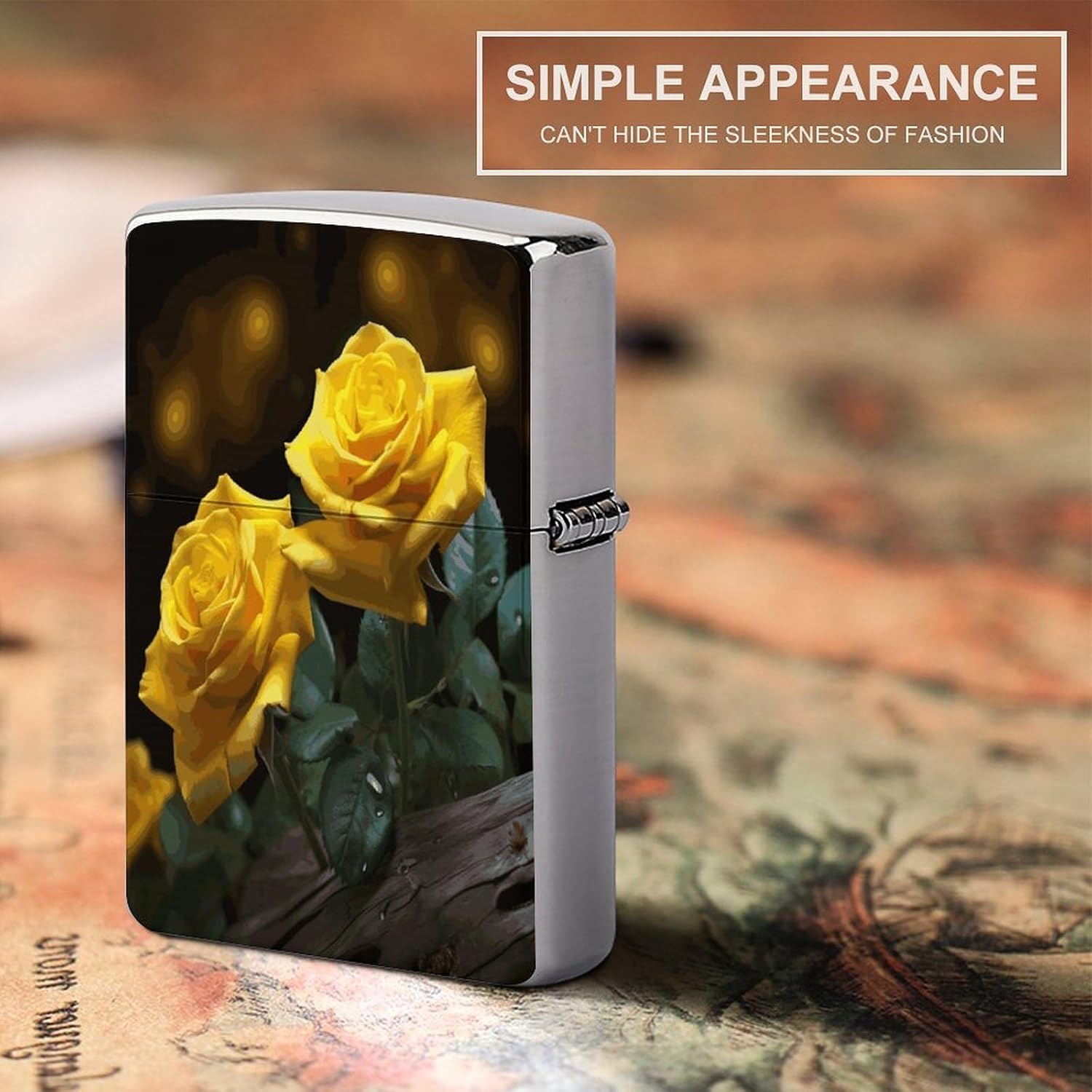 Beautiful Yellow Roses Lighter Case Cover Lighter Shell