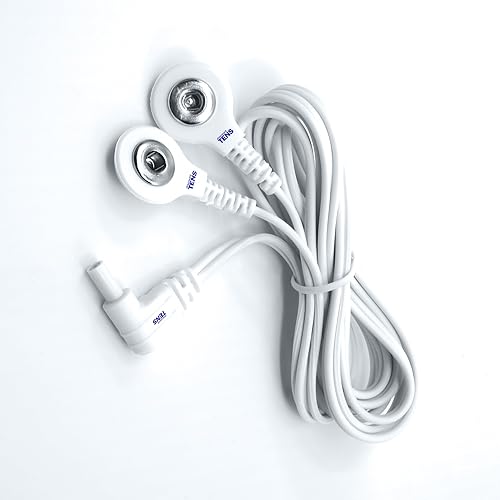 Miniatura 6 de Cables de plomo Tens, 2 conectores a presión (paquete de 2), marca de descuento Tens