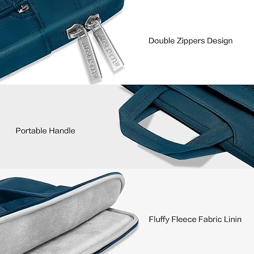 Miniatura 9 de MOSISO Bolsa de hombro para laptop compatible con MacBook AirPro cuaderno de 13 a 133 pulgadas compatible con MacBook Pro de 14 pulgadas 2021 2022