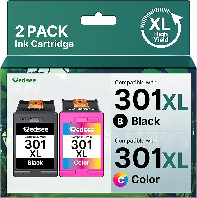 Cartucho Tinta HP 301XL Remanufacturado - Pack Negro y Color (2-Pack)