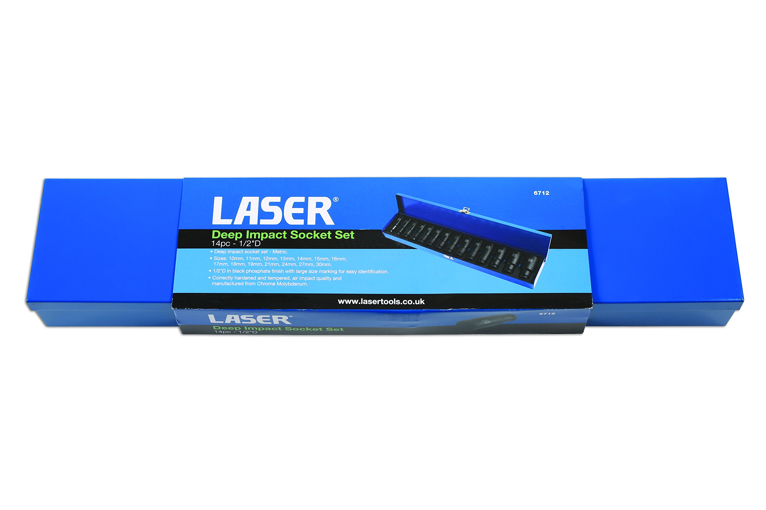 Laser 6712 Deep Impact Socket Set 1/2