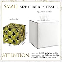 Vista 2 de 24 cajas de pañuelos, cajas de pañuelos faciales, cajas de pañuelos geométricos con diseño de flores, 2 capas, 80 hojas cada caja, pañuelos faciales