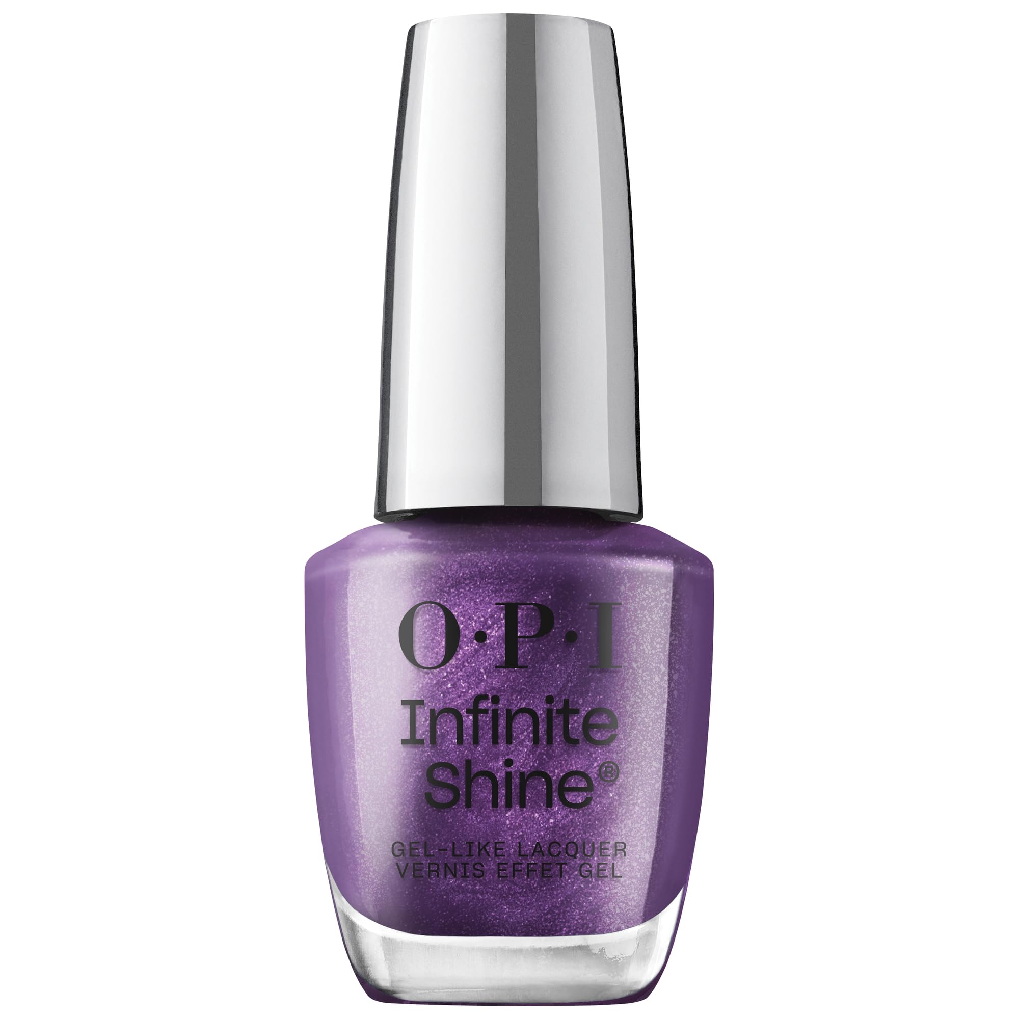 OPI Infinite Shine Violetttöne – vorgehärtete Gel-Technologie ohne UV-Lampe – bis zu 11 Tage Halt – langanhaltender, veganer Nagellack – 15ml