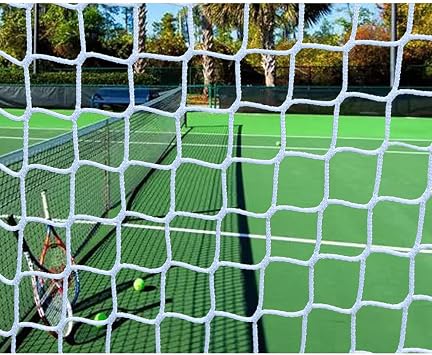 Safety Rope Net for Kids, Anti-Fall Stair Nets for Pet/Toy, Balcony/Stairway/Patio Fence Railing Safety Net Protective Netting, Ball Stop NetSize1.5M1M5FT3.3FT,ColorWhite