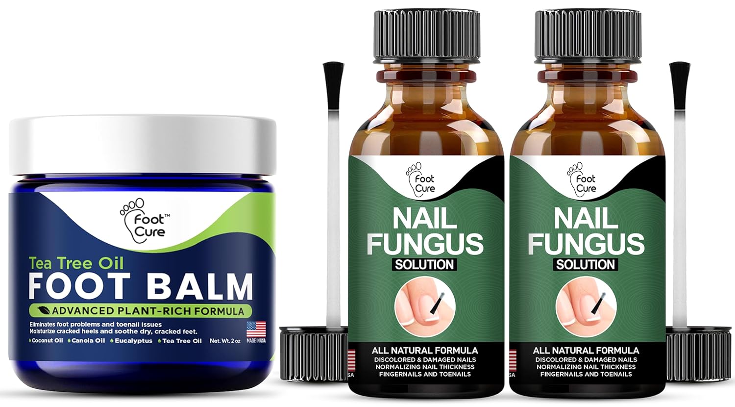 Tea Tree Oil Foot Balm/Moisturizer For Dry Cracked Feet - Instantly Hydrates & Soothes Irritated Skin & Athletes Foot and Toe Nail Repair Solution