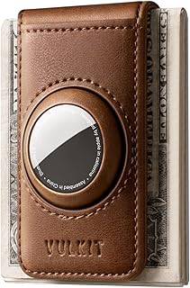 Men's Magnetic Money Clip with Airtag Holder - Airtag NOT Included- Holds Up to 15 Cash or 8 Cards