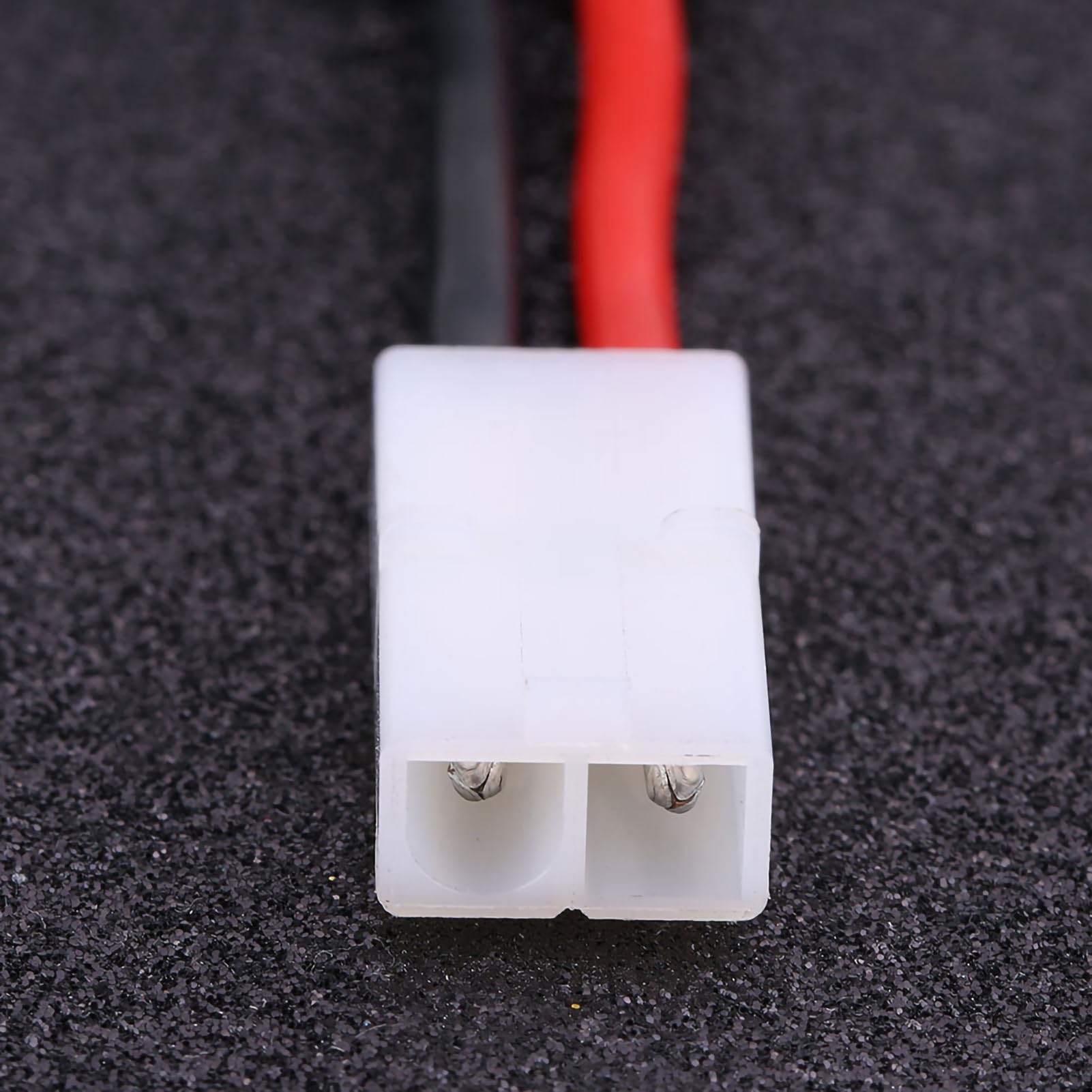 Dilwe – 2 Adaptadores Macho-Hembra De Cable 14 AWG Con Funda De Silicona Para Baterías Lipo De RC, Longitud 5 Cm