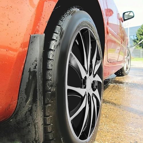 Miniatura 7 de Tapacubos para coche, color plateado y negro, accesorio de llanta de automóvil, funda duradera para reacondicionamiento de neumáticos, compatible