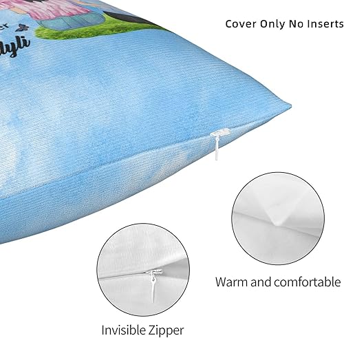 Miniatura 5 de Amabery Fundas de almohada con estampado personalizado para madres y niños, regalo para niños, mamá, esposa, abuela y abuela