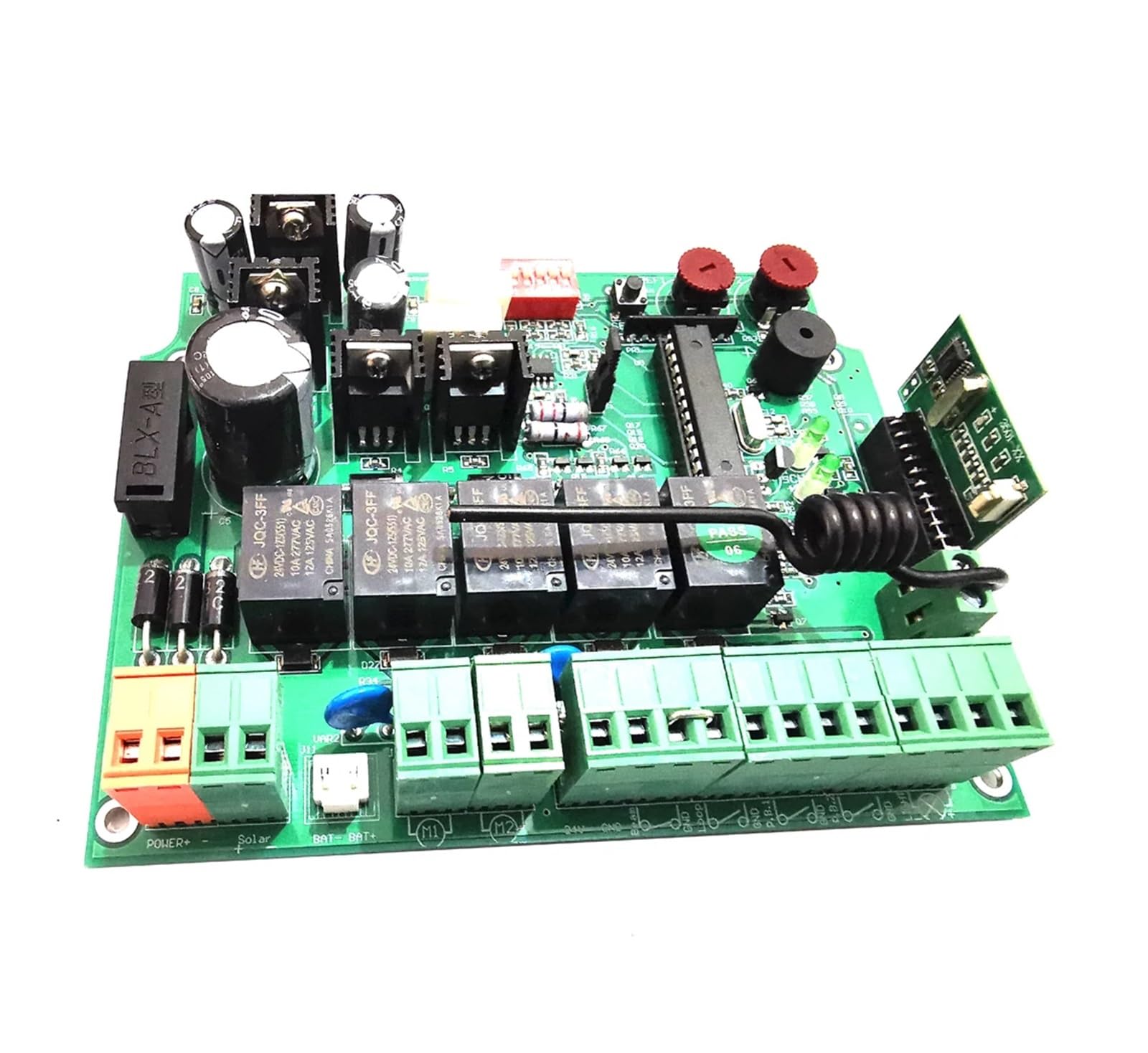 Abridor automático de puertas, Placa madre del PWB del panel de control del abrelatas de la puerta 24V for el motor de la puerta abatible de los brazos dobles para familias numerosas, comunidades pequ