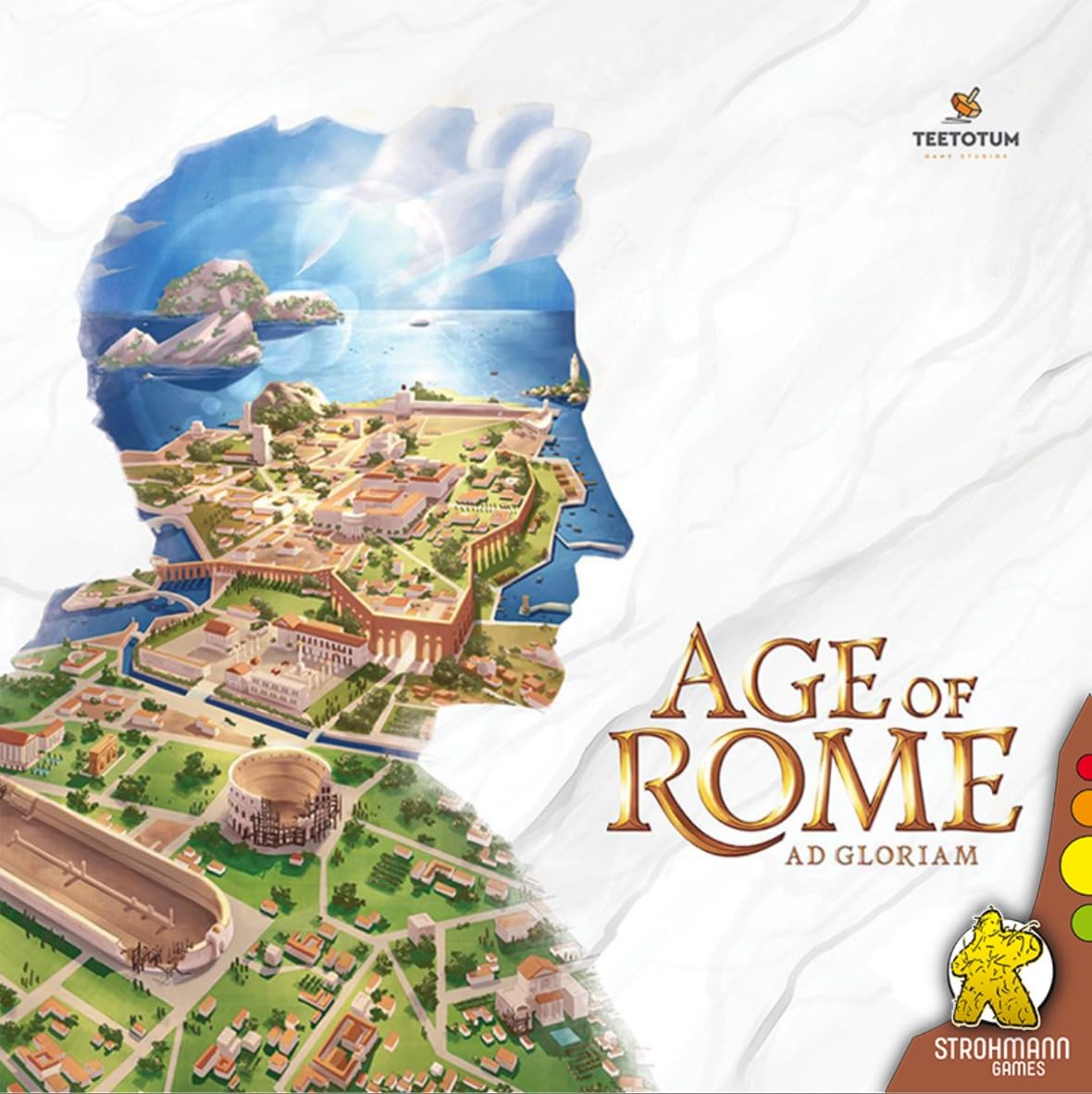 Strohmann Games, Age of Rome, Kennerspiel, Strategiespiel, 1-4 Spieler, Ab 12+ Jahren, 60-90 Minuten, Deutsch, Mehrfarbig, Bunt
