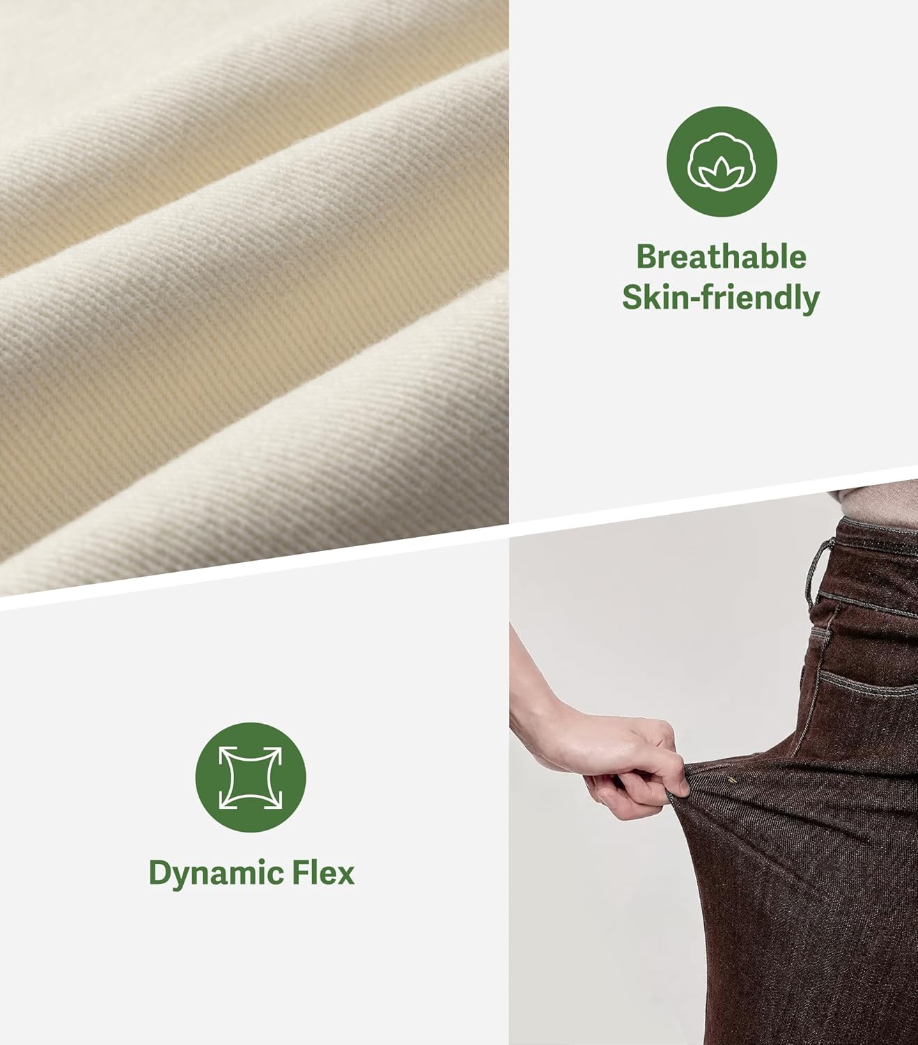 Women's Wide Leg Pants Casual High Waisted Stretch Baggy Loose Denim Pants Wide Leg Loose Denim Pants with Pockets - Image 4