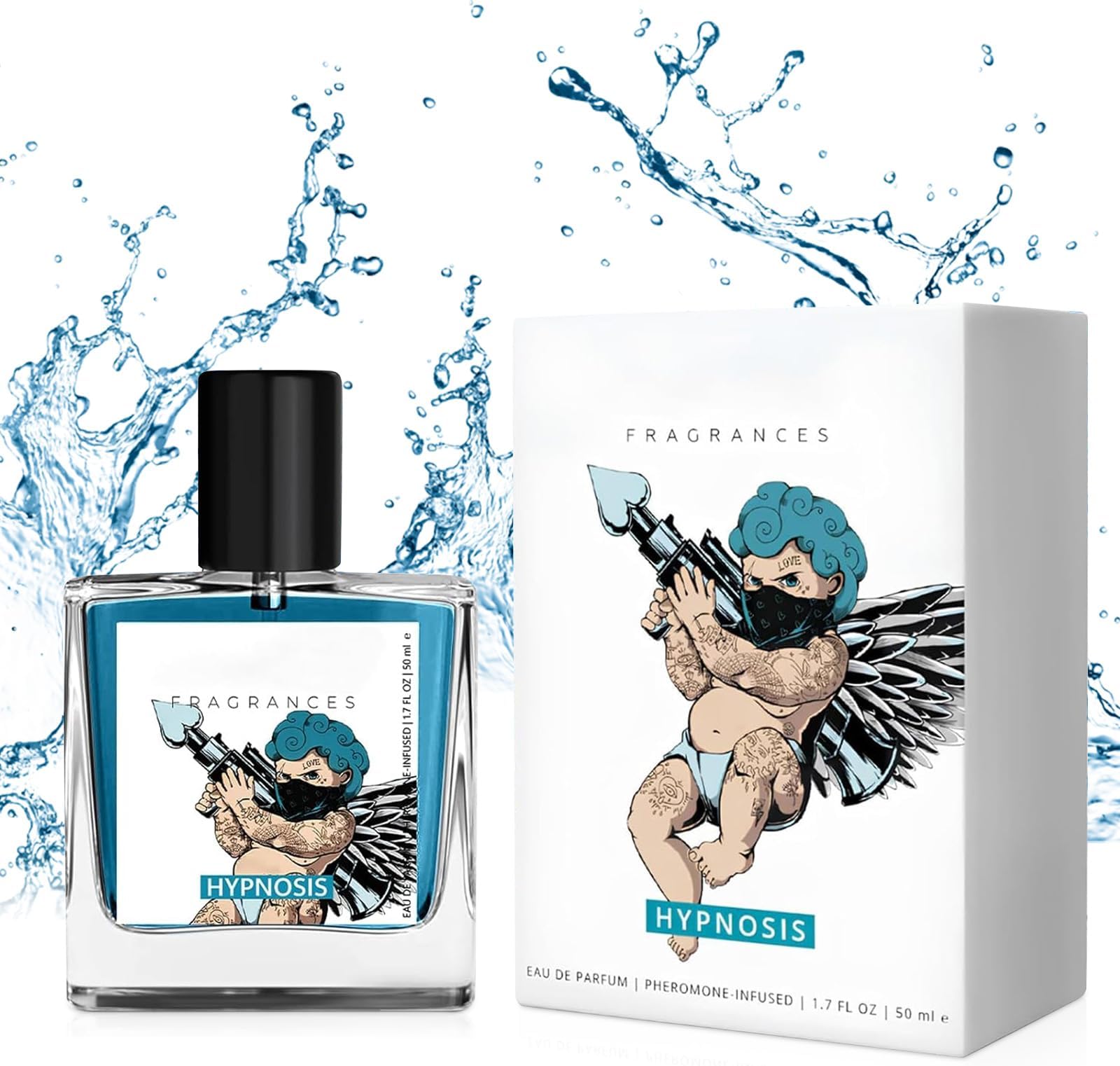 Hypnosis 2.0 Cologne for Men (Pheromone-Infused) - Long Lasting 50ml Fragrances | Pheromone Cologne | Enhance Attraction, Natural Herbal EDP Perfume Spray, Hypnosis Perfume Pheromone Colognes for Men