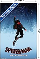 Vista 3 de Trends International Spider-Man de Marvel póster Into The Spider-Verse-Falling de 22.37 x 34 pulgadas, versión prémium sin marco