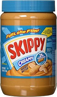 SKIPPY Creamy Peanut Butter, 40 Ounce (Pack of 8)