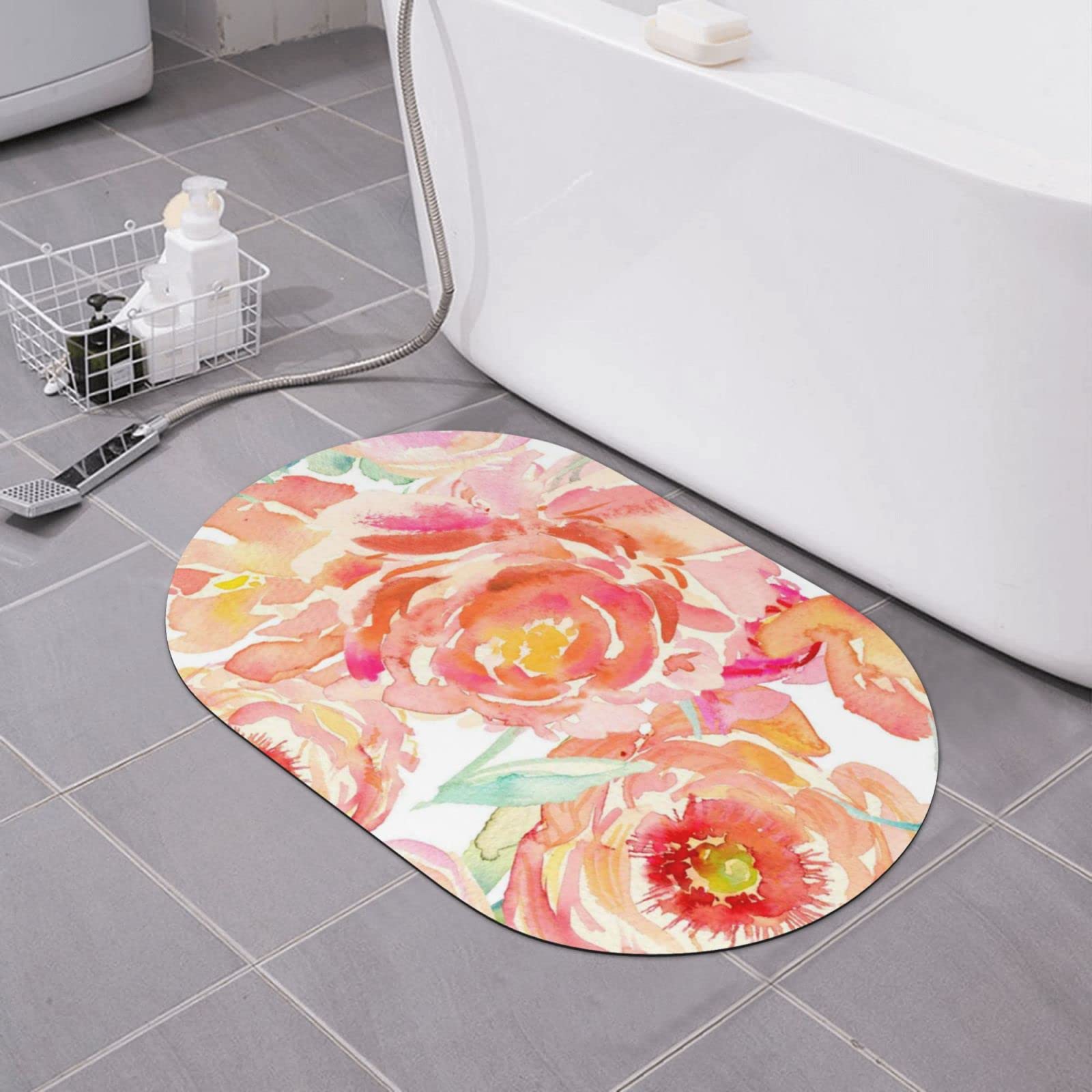 Tapis de douche antidérapant en diatomite contre les glissades