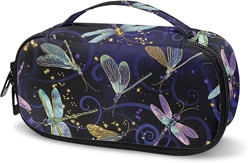 GIFTPUZZ Bolsa de almacenamiento para diabéticos de libélula azteca para medidor de glucosa