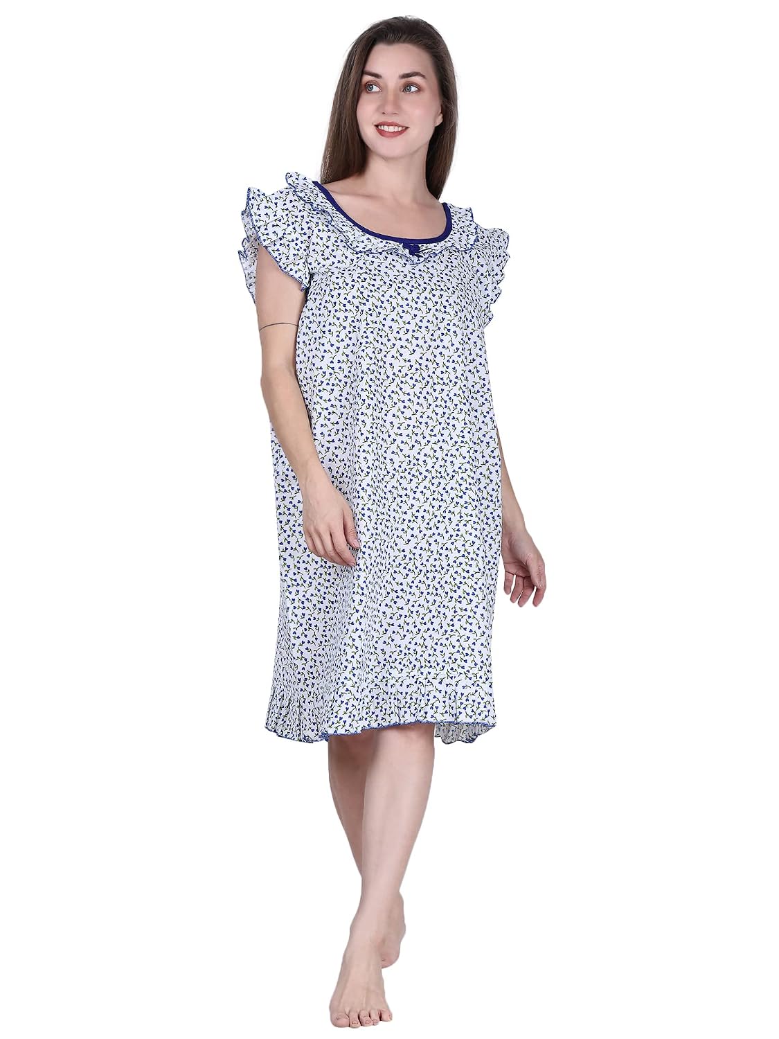 TAAUSHA Women's Latest Western Ladies Short Night Gown Nighty for Women Cotton Sleep Wear Night Dress - Review, Price and Buying Guide