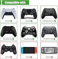 Vista 2 de Thumb Grip Controller Gamepad Raised Antislip Thumb Stick Grips Thumbsticks Joystick Cap for PS54,for Xbox one360SXSS,for Switch Pro Controller