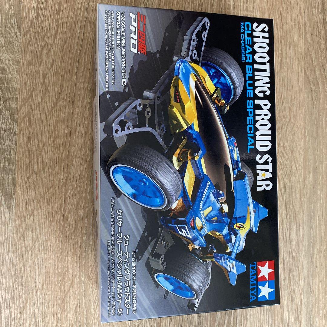 ミニ四駆完成品　シューティングプラウドスタークリアーブルースペシャル シューティングプラウドスター クリヤーブルースペシャル｣カッコ