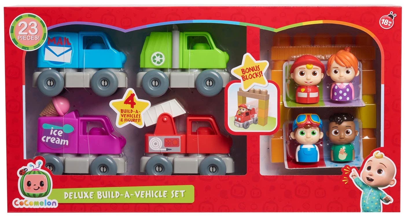 Just Play Deluxe BuildAVehicle Set, Preschool Ages 18 Month