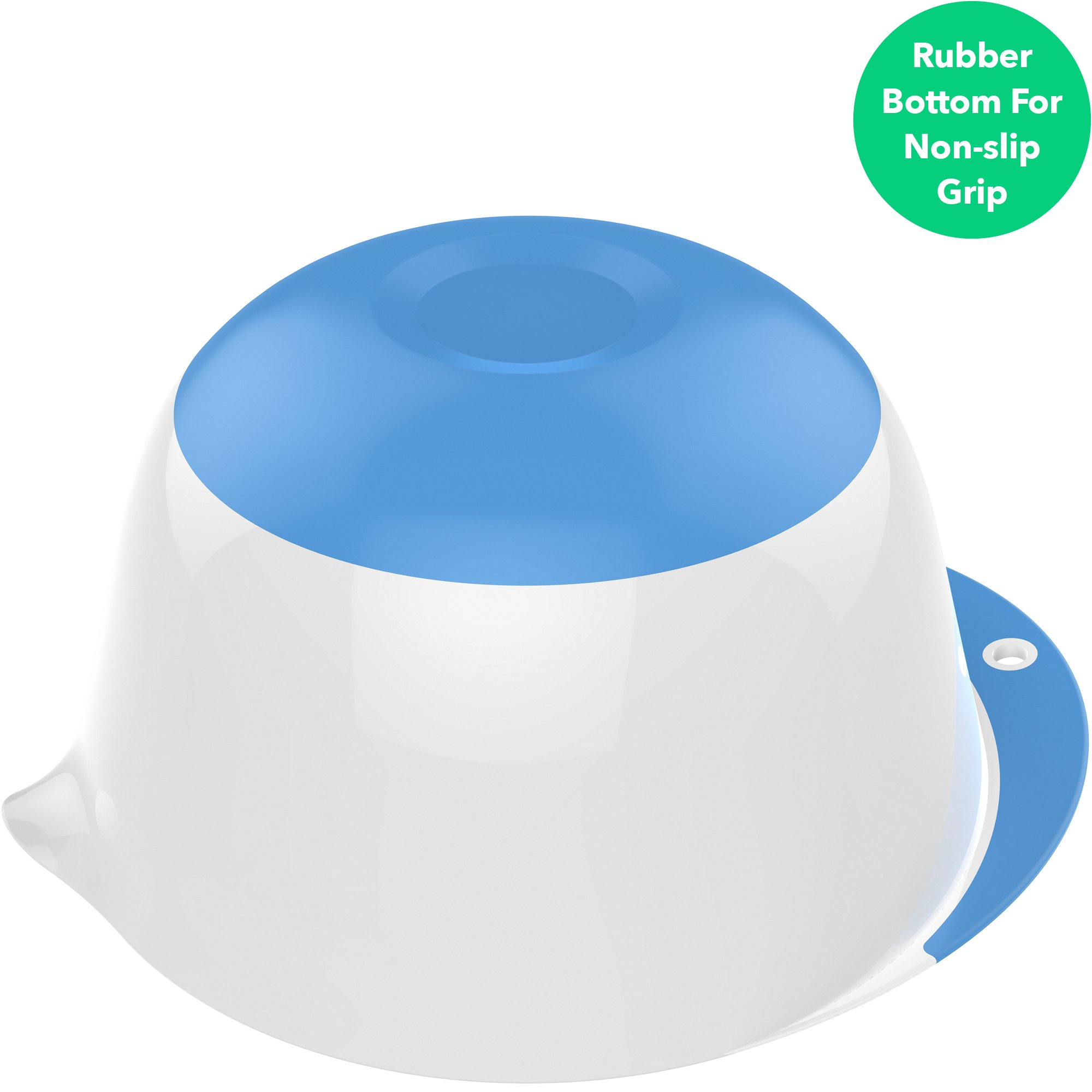 Amazon.com: Vremi 3 Piece Plastic Mixing Bowl Set - Nesting