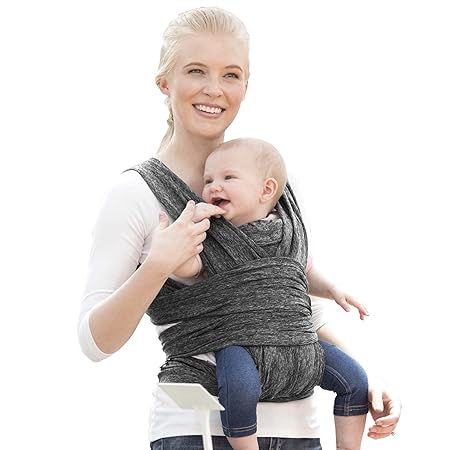 Boppy Comfy Fit Baby Carrier, Heathered Gray, One Size