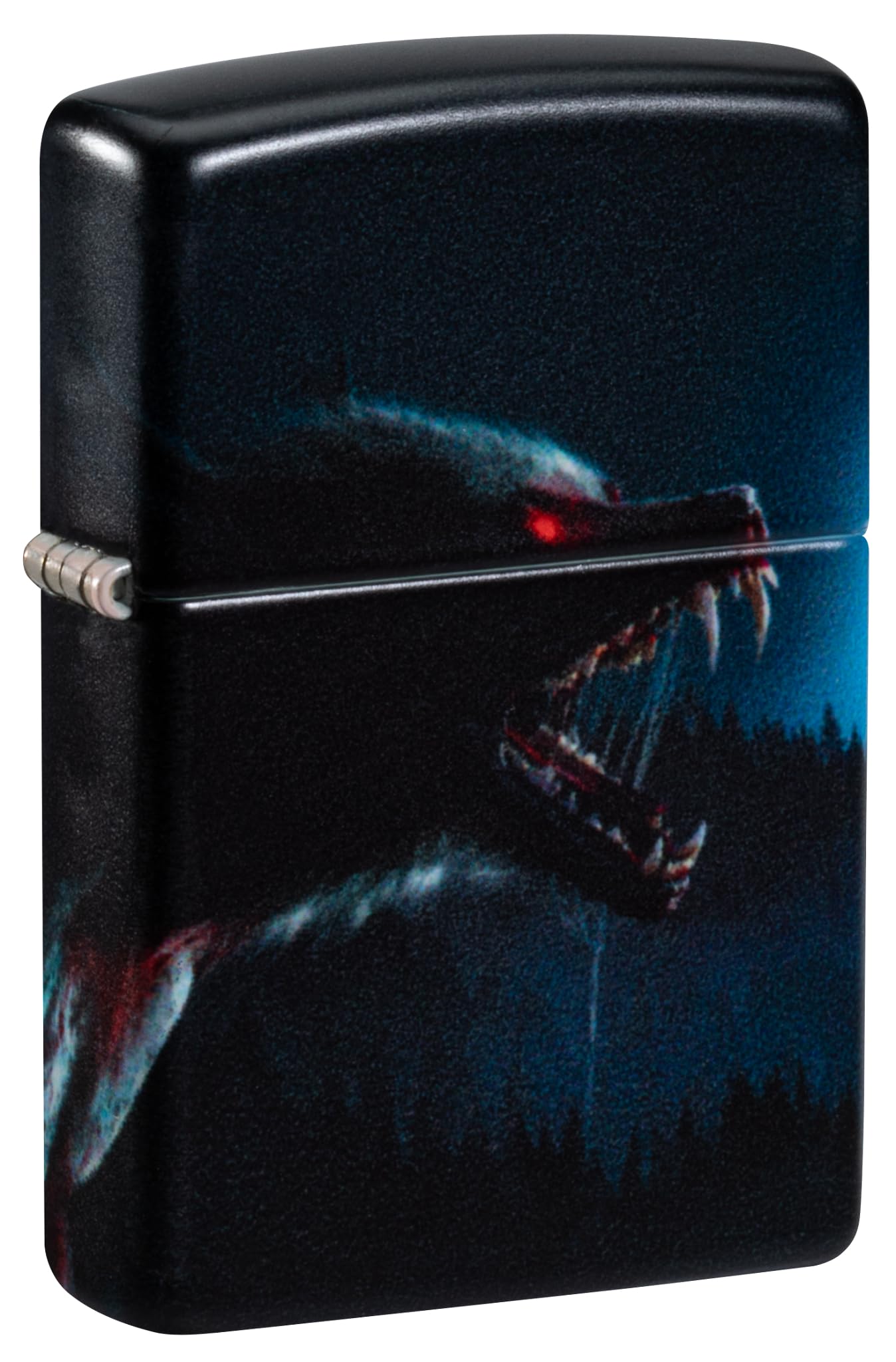 Zippo Windproof Lighter, Horror Wolf Design – 540°, Colour Image – Refillable, Reusable, Windproof Design – Comes in Gift Box – Made in USA — image 1