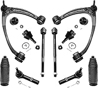 Vista 482 de Detroit Axle - Kit de suspensión frontal de 10 piezas para Dodge Avenger 2008-2014, Chrysler Sebring 2007-2010, 2 brazos de control inferiores, 2