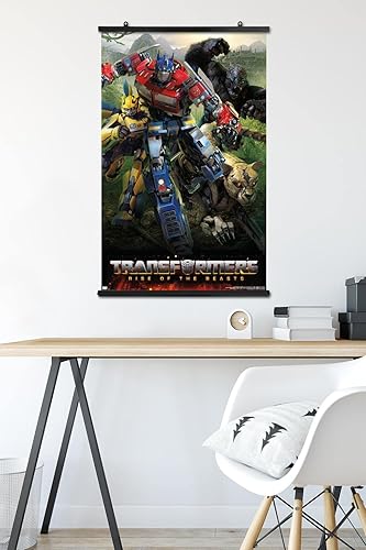 Miniatura 5 de Hasbro Transformers Rise of the Beasts - Póster de pared Big 4, 34 pulgadas de largo x 22.4 pulgadas de ancho, paquete de póster y clip