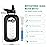CIVAGO 64 oz Glass Water Bottle Jug with Straw and Handle, Half Gallon Sports Motivational Bottle with Time Marker and 2 Lids, Flask Canteen with Silicone Sleeve for Gym, Sage