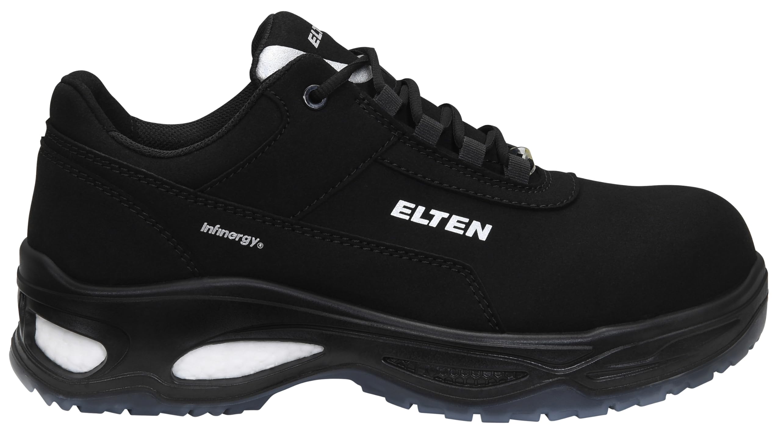 ELTEN Elten Sicherheitsschuhe Milow Low Esd S2, Herren, Sportlich, Leicht, Schwarz, Kunststoffkappe Herren Sicherheitsschuhe