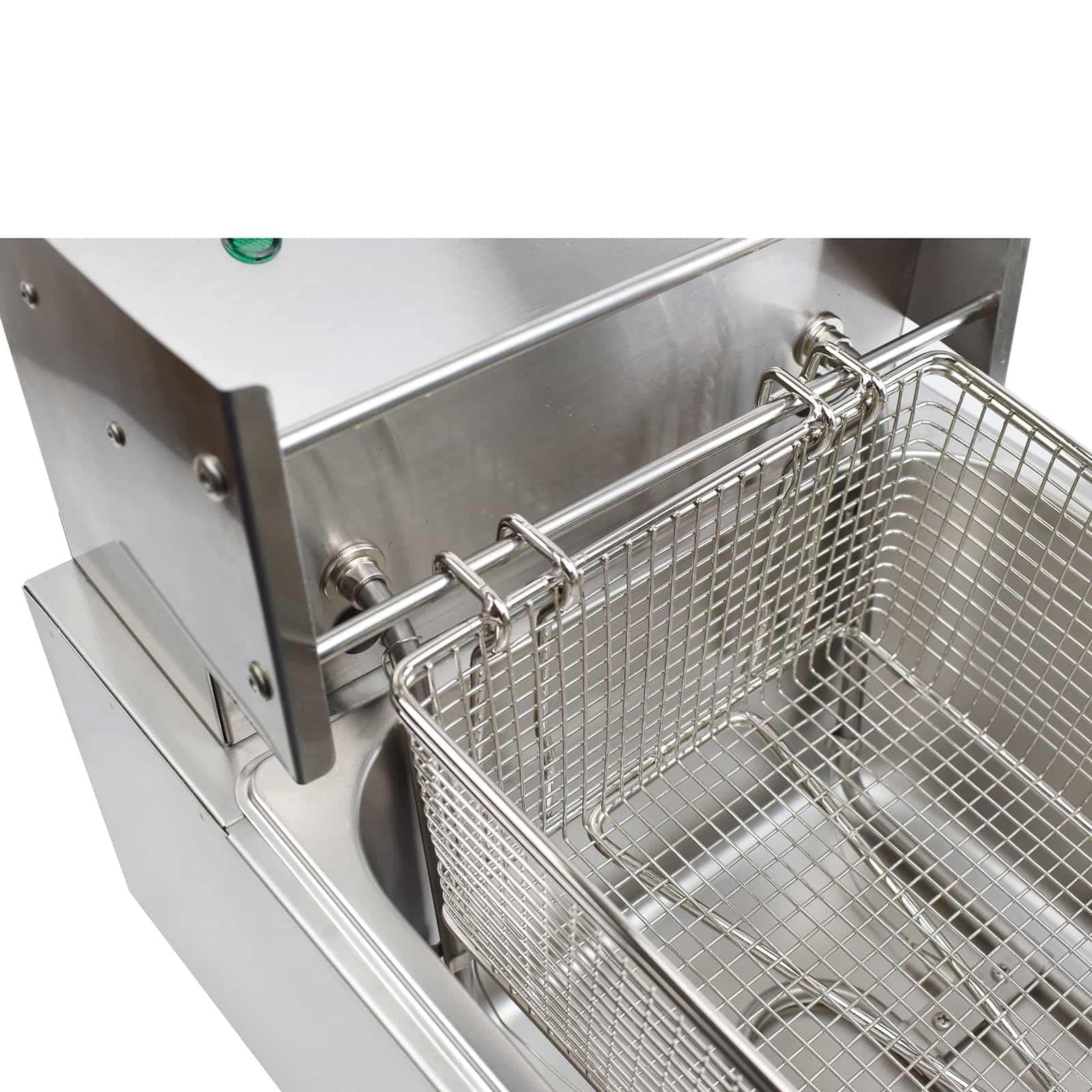 eZone Commercial Electric Deep Fat Fryer Single Tank 10L 2.8kW Tabletop