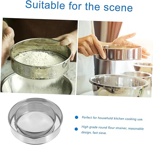 Miniatura 3 de Colador de malla para filtro de café, colador de malla ultrafina, colador de harina de acero inoxidable, colador de harina de acero inoxidable,