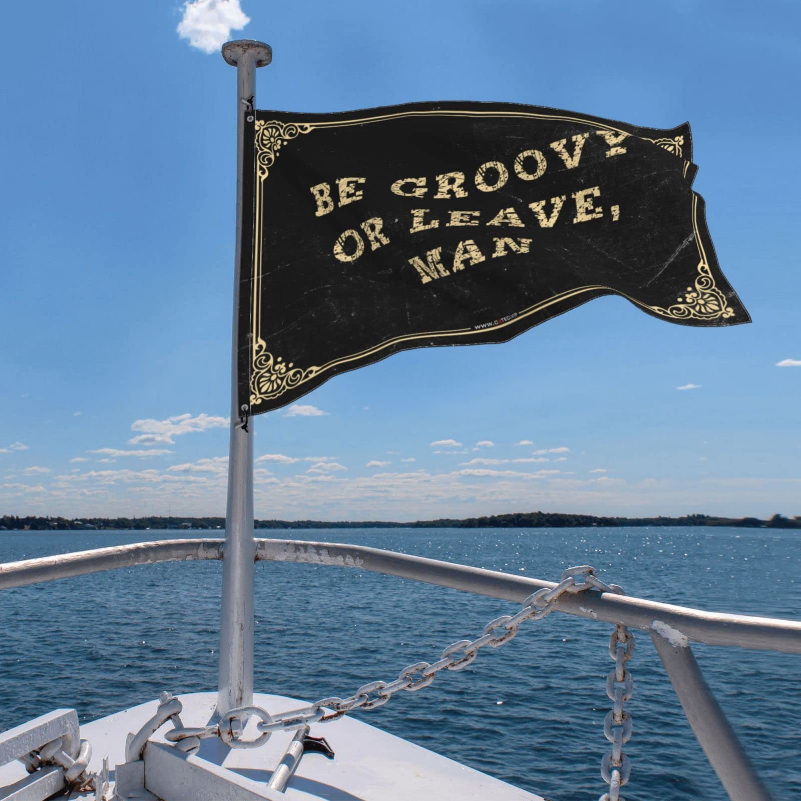 Seekamit Meme-Flagge – 90 X 152 Cm, Schwarz, Aus Polyester, Für Studentenwohnheim, Zimmer-Deko & Als Gag-Geschenk
