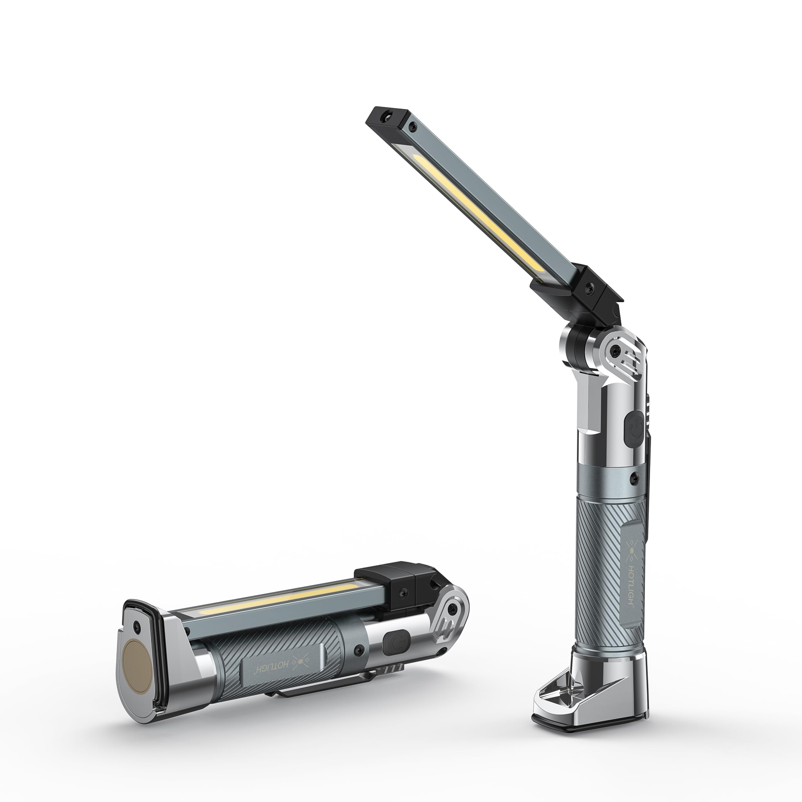 HOTLIGH Magnetic Flashlight - 4000mAh Rechargeable Work Light with