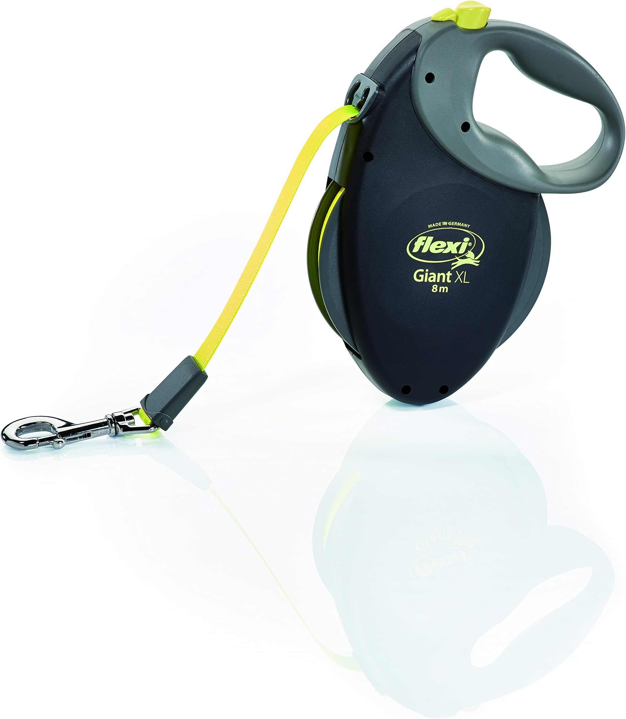 Automatic Leash Flexi Giant Neon Tape XL 8M