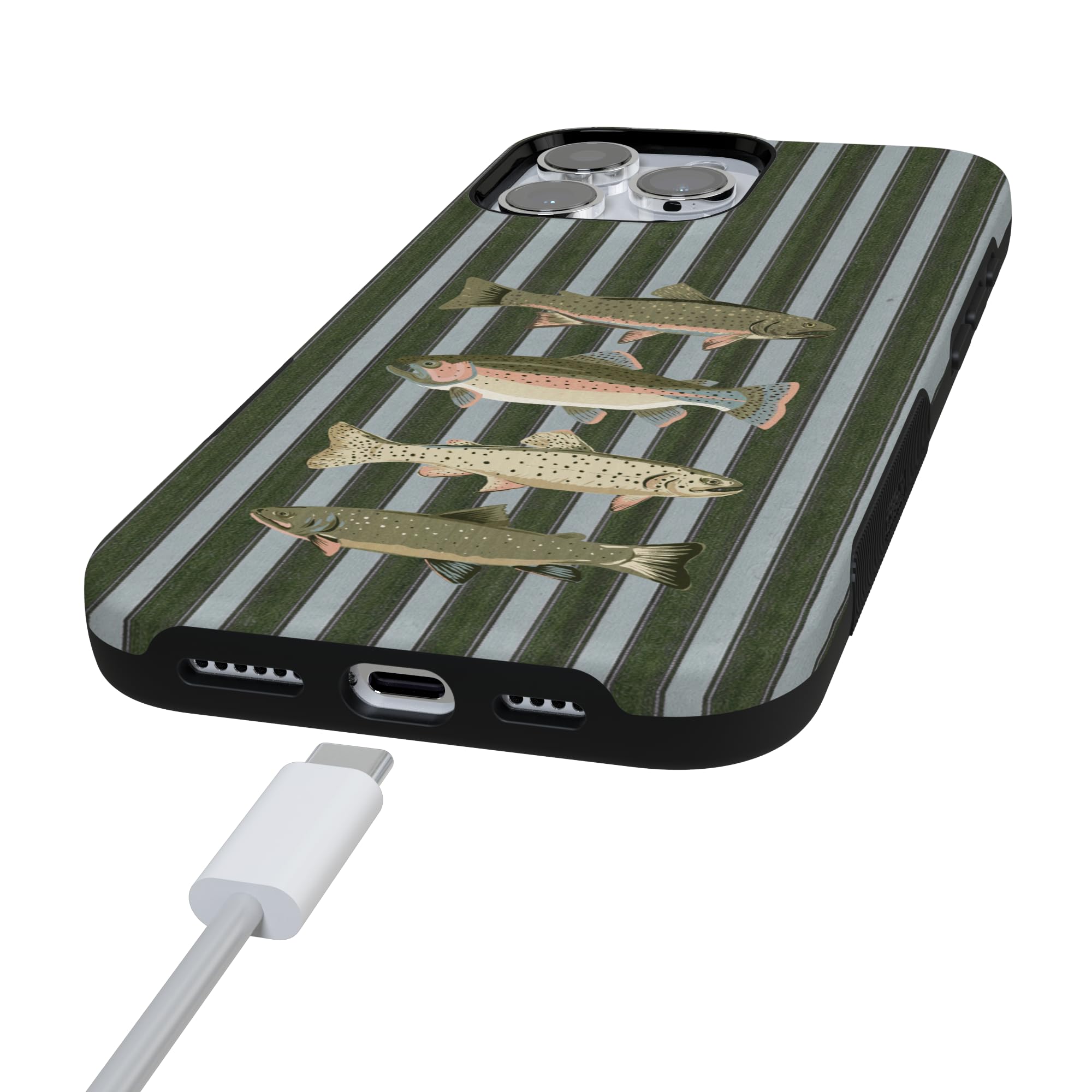 Casely Custodia per iPhone 16 Pro | Best Catch | La collezione Boyfriend | Design protettivo audace | Compatibile con MagSafe